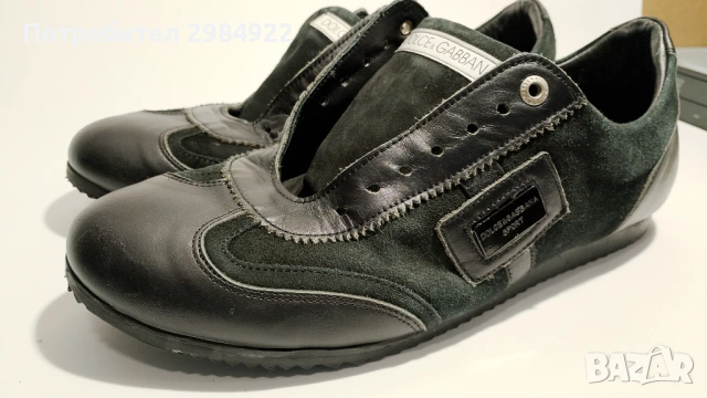 Кожени обувки DOLCE AND GABBANA оригинал номер 43 Стелка 29см, снимка 6 - Дамски ежедневни обувки - 53436544