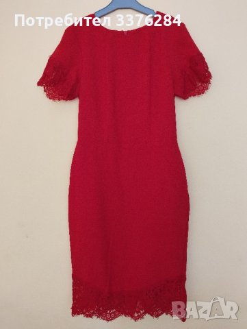 Червена рокля H & M, снимка 4 - Рокли - 41895551