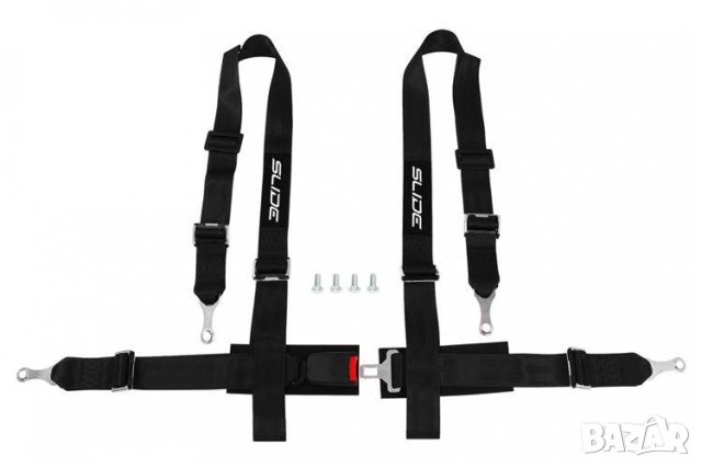 Спортен колан 4 точков SLIDE drag drift tuning, снимка 2 - Аксесоари и консумативи - 28220786