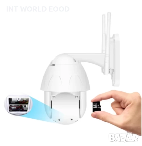 1080P 2MP IP PTZ Безжична Охранителна Камера  Пълноцветно нощно виждане YCC365 Plus APP, снимка 3 - IP камери - 52062710