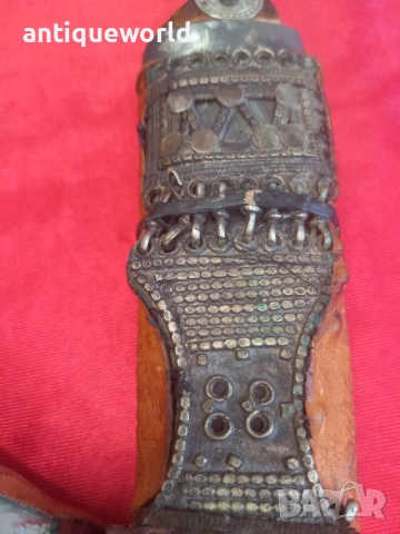 Рядка Дамска Йеменска Джамбия, Ханджар, Кама,Сребро, снимка 2 - Антикварни и старинни предмети - 53481441