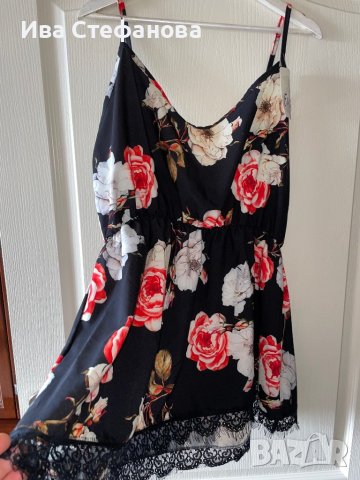 Разкошен елегантен топ флорален принт цветя нов етикет , снимка 3 - Корсети, бюстиета, топове - 40257337