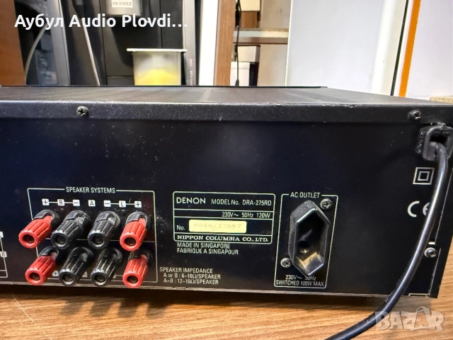 Denon DRA-275RD AM/FM Audio Video Stereo Receiver, снимка 6 - Ресийвъри, усилватели, смесителни пултове - 52503418