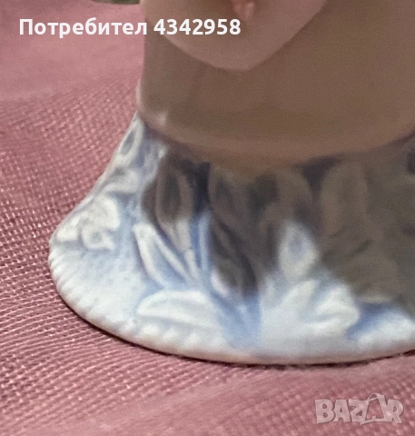 Порцеланова винтидж мини ваза. , снимка 4 - Антикварни и старинни предмети - 52257445