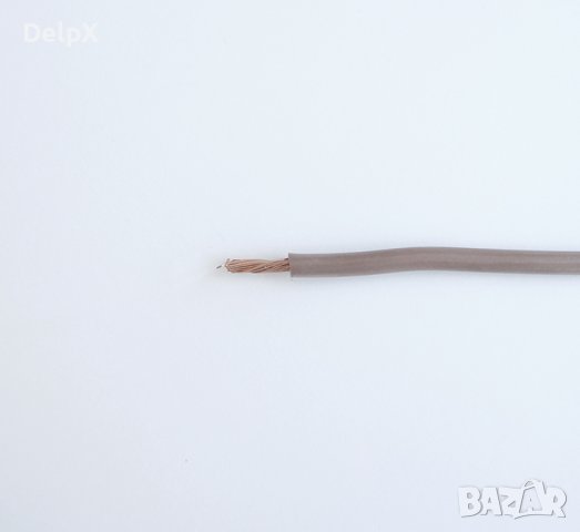 Силиконов проводник едножилен бял ПВ А2 1x4mm2, снимка 1