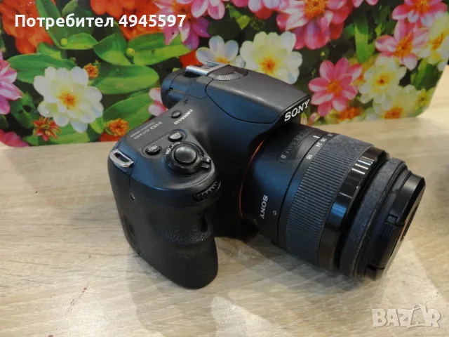 Продавам фотоапарат SONY ALPHA 58 с обектив, снимка 4 - Фотоапарати - 56023888
