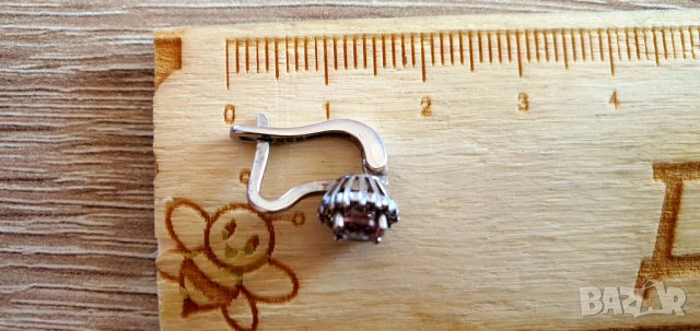 Сребърна обеца , снимка 8 - Обеци - 42000162