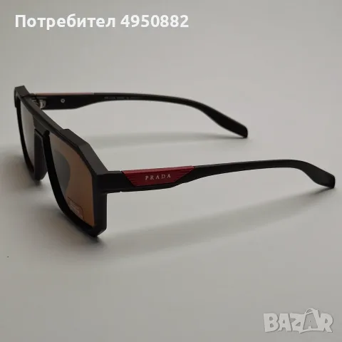 Слънчеви очила Prada Limited Edition поляризирани, нови, черни и кафяви, снимка 6 - Слънчеви и диоптрични очила - 56162110