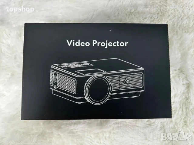 НОВ Преносим проектор Konsoefuly -до 200 инча, full hd 1080P, 15000 Lux, ±30° Keystone, 50% Zoom..., снимка 3 - Плейъри, домашно кино, прожектори - 50503843
