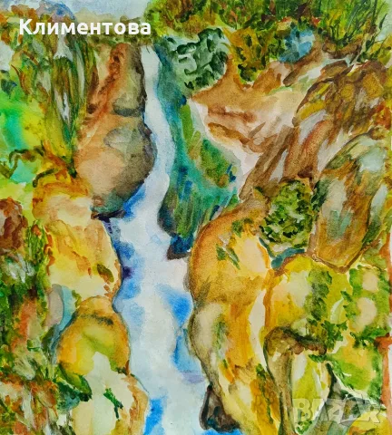 Картина "Бяла река", снимка 5 - Картини - 56322438