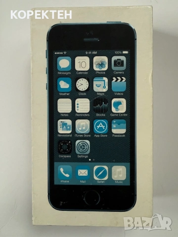 İPhone 5S Space Grey 16GB Кутия