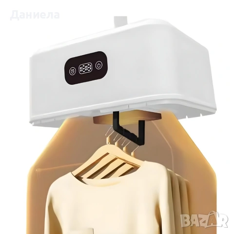 Преносима електрическа сушилня за дрехи – компактна, сгъваема, с таймер и 3D циркулация, снимка 2 - Сушилни - 53256837