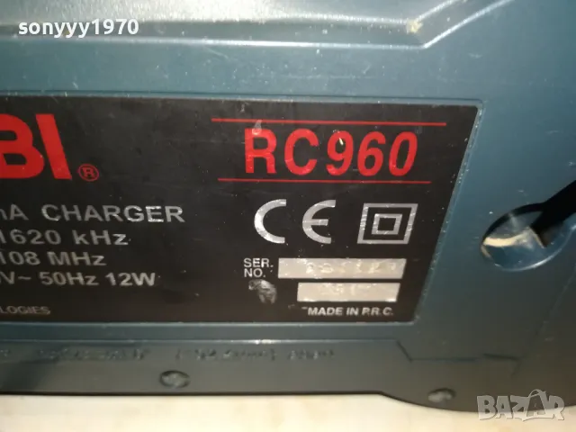 RYOBI RC960 RADIO & CHARGER ВНОС SWISS 0401251856, снимка 12 - Радиокасетофони, транзистори - 48550642