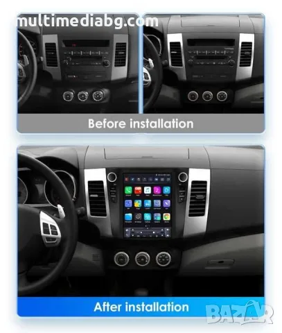Citroen C-Crosser 2007 - 2013 9.7 Мултимедия Навигация Android, снимка 3 - Аксесоари и консумативи - 50078011