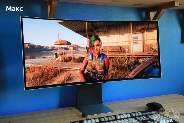 Samsung Odyssey OLED G8 34" — идеално състояние