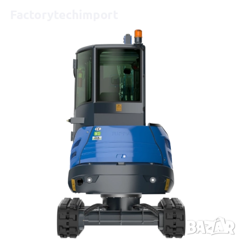 Мини багер Rippa R22 Pro – 2.4 т – KUBOTA (3 цилиндъра)+ Климатик, снимка 5 - Индустриална техника - 52719794