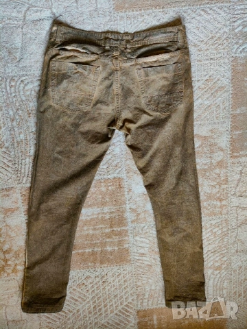 Италиански дънки Alcott 53, слим, № 36 (L), шоколадов цвят , снимка 5 - Дънки - 53128034