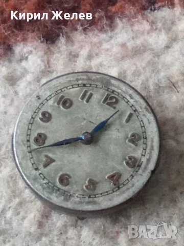 Механизъм с циферблат от стар ръчен часовник 52096, снимка 6 - Мъжки - 52270147