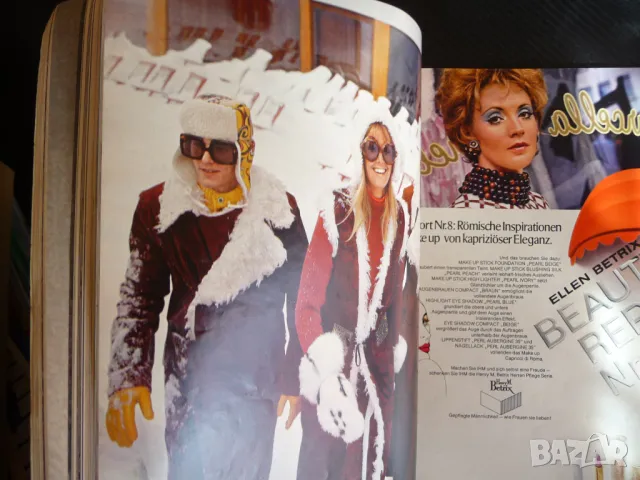 Burda есен зима 1970/71 мода палто пуловер шапка панталон шуба боти, снимка 4 - Списания и комикси - 47359032