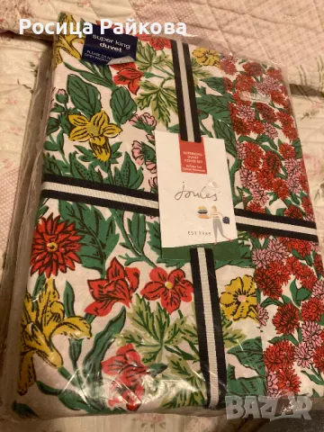 Спален комплект на Joules. Суперкинг размер, снимка 10 - Спално бельо - 48525027
