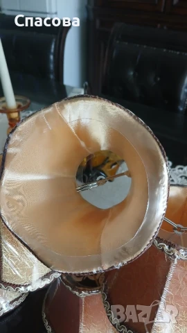 Текстилни, чашки , шапки за абажур, полилей, нощна лампа или лампион. , снимка 7 - Полилеи - 51249497