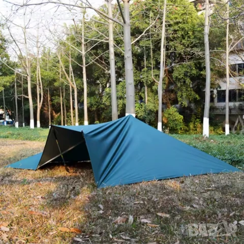 Олекотена Тента (TARP) за Трекинг, Плаж, Излет, снимка 15 - Къмпинг мебели - 50775394