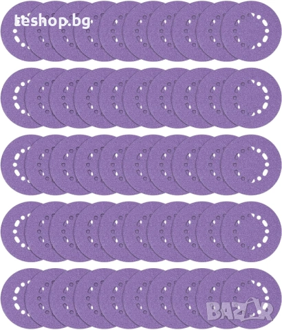 Шлайфателен диск с абразив Trend Zirconium 150 мм, случаен ход, 80 зърна, AB/150/80Z/B, пакет от 50