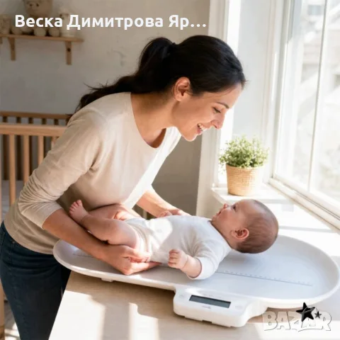 Електронна бебешка везна - За следене на теглото на вашето бебе, снимка 4 - Електронни везни - 55832738