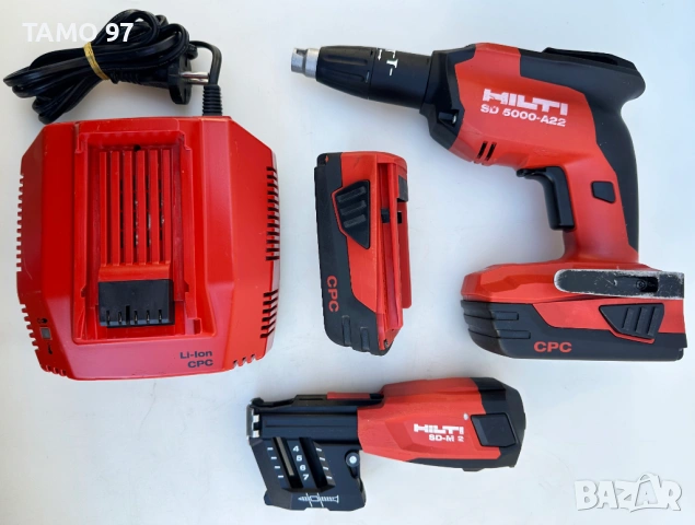 Hilti SD 5000-A22 - Акумулаторен винтоверт за гипсокартон като нов!