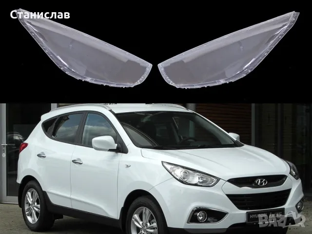 Стъкла (капаци) за фарове за Hyundai Tucson 2