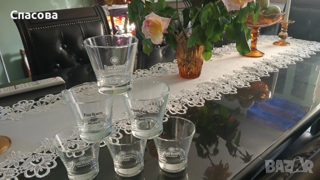 Нови чаши за Бърбън уиски Four Roses, снимка 2 - Чаши - 52000572