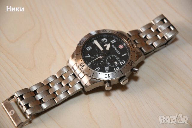 Продавам швейцарски часовник WENGER хронометър, снимка 4 - Мъжки - 39626160