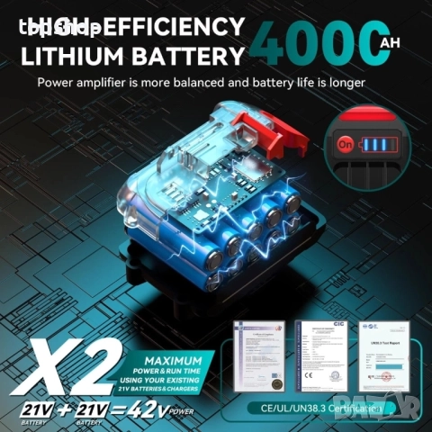 Нов пълен комплект мини верижен трион SeeSii M8 Pro 8 инча, 2 батерии, 2 Вериги, 2 шини + аксесоари, снимка 7 - Подемници - 51598058