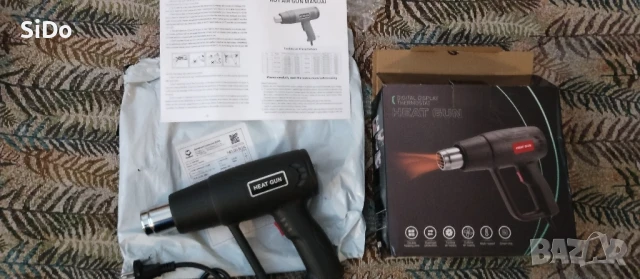 Пистолет за горещ въздух чисто нов , снимка 2 - Други инструменти - 50654753