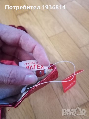 Дамски кожени ръкавици с етикет, снимка 5 - Ръкавици - 39113275