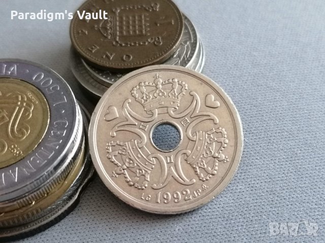 Монета - Дания - 2 крони | 1992г., снимка 2 - Нумизматика и бонистика - 41984290