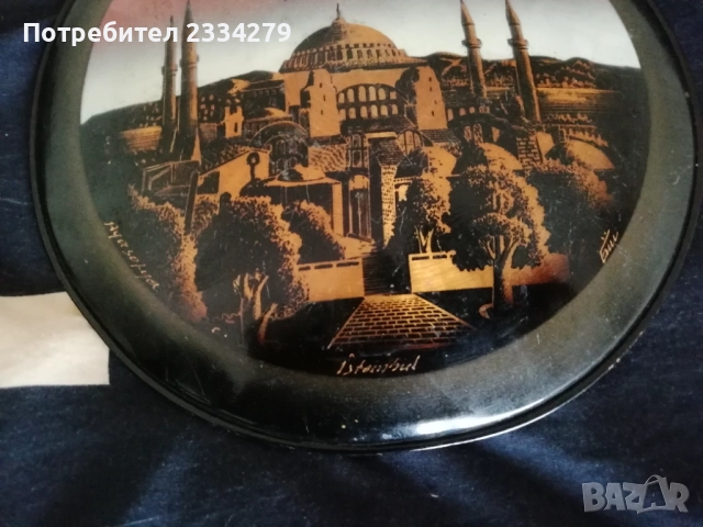 Стари чинии за стена, образи металопластика. Различни автори, години и различни държави, , снимка 12 - Антикварни и старинни предмети - 52480733