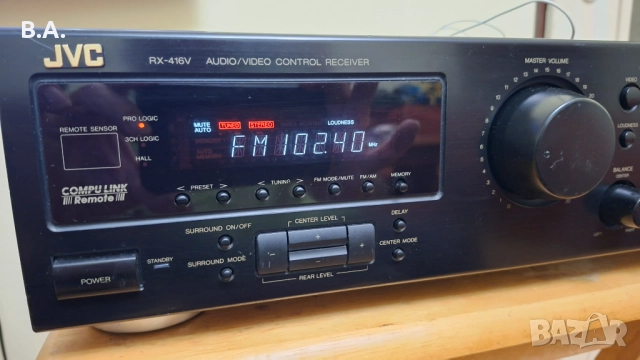 Ресийвър JVC 416VBK, снимка 6 - Ресийвъри, усилватели, смесителни пултове - 51501033