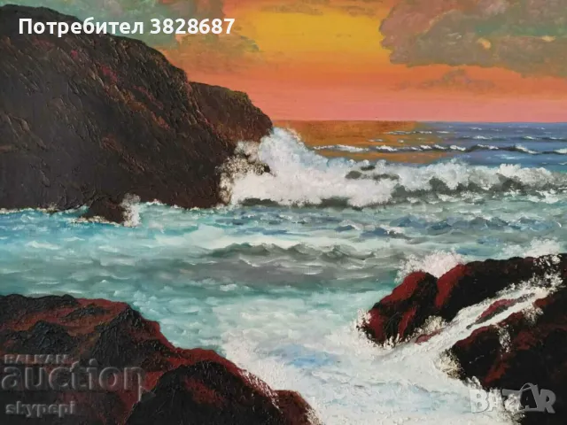 Морски пейзаж, снимка 2 - Картини - 48265458