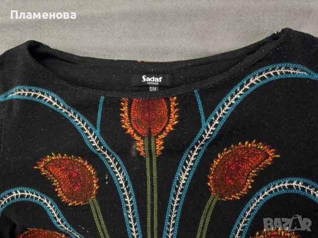 Дамска дълга блуза/ туника - S/M/L, снимка 4 - Блузи с дълъг ръкав и пуловери - 48908789