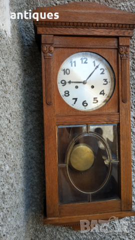 Стар немски стенен часовник - Junghans - Антика - 1930г., снимка 8 - Антикварни и старинни предмети - 36248317