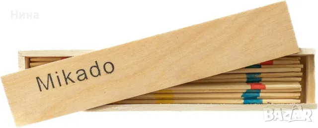 Семейна / настолна игра Mikado Game 41 пръчки в кутия с плъзгащ се капак, снимка 6 - Образователни игри - 50224236