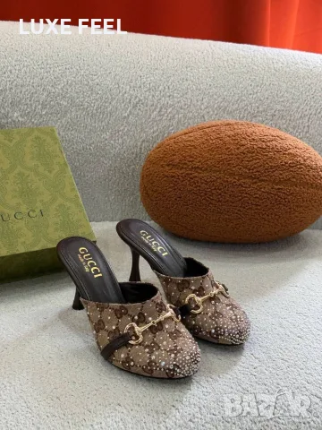 Gucci ⚜️Дамски Чехли , снимка 3 - Чехли - 56130293