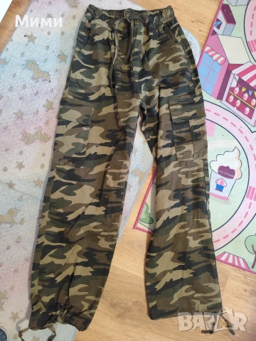 нов дамски камуфлажен панталон 