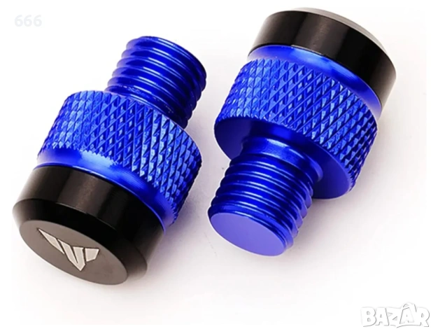 2 бр. M10*1.25 Винтови болтове за тапи за огледала за мотоциклет, подходящи за Yamaha, снимка 5 - Аксесоари и консумативи - 53012462