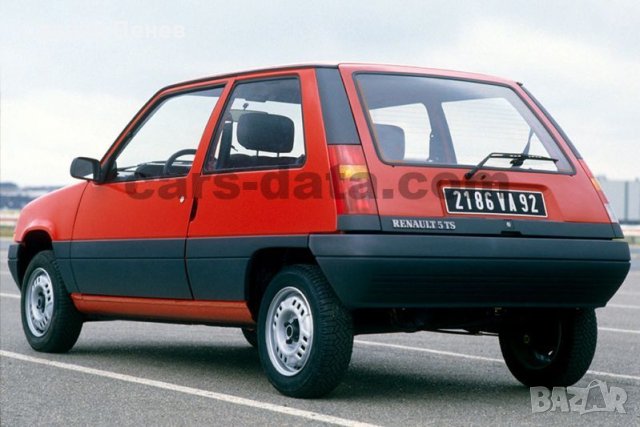 Ретро стоп ляв и десен за Renault Super 5 (B/C40)  (B/C/S401) , снимка 4 - Части - 38459753
