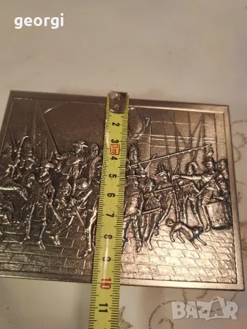 дървена кутия с метален обков 25/4, снимка 7 - Колекции - 50248360