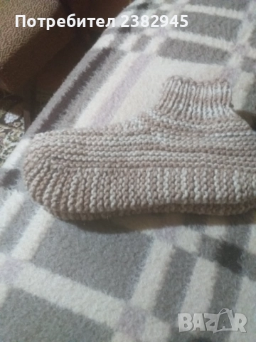 Плетени вълнени търлъци , снимка 2 - Дамски чорапи - 52453417