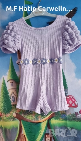 Детска рокля+гащеризон.Без никакви забележки.Подходящо за деца от3до5г, снимка 8 - Детски якета и елеци - 52532201