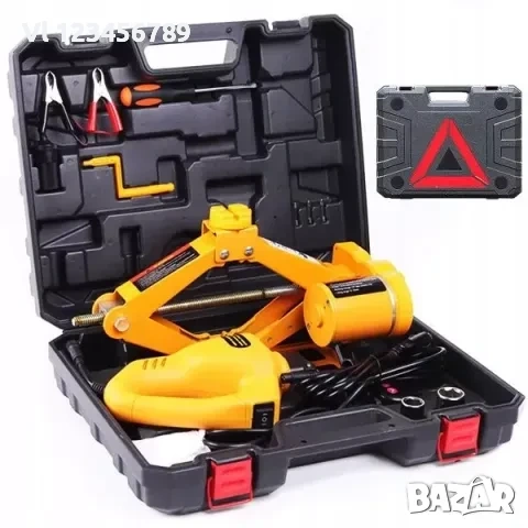 Електрически автомобилен крик 3 тона с гайковерт – 12V